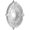 Ekena Millwork Attica PVC Medallion (Canopies up to 6 3/4"), 19"OD x 3 1/2"ID x 1"P, Metallic Champagne Mist CMP19ATECE - alternate 3